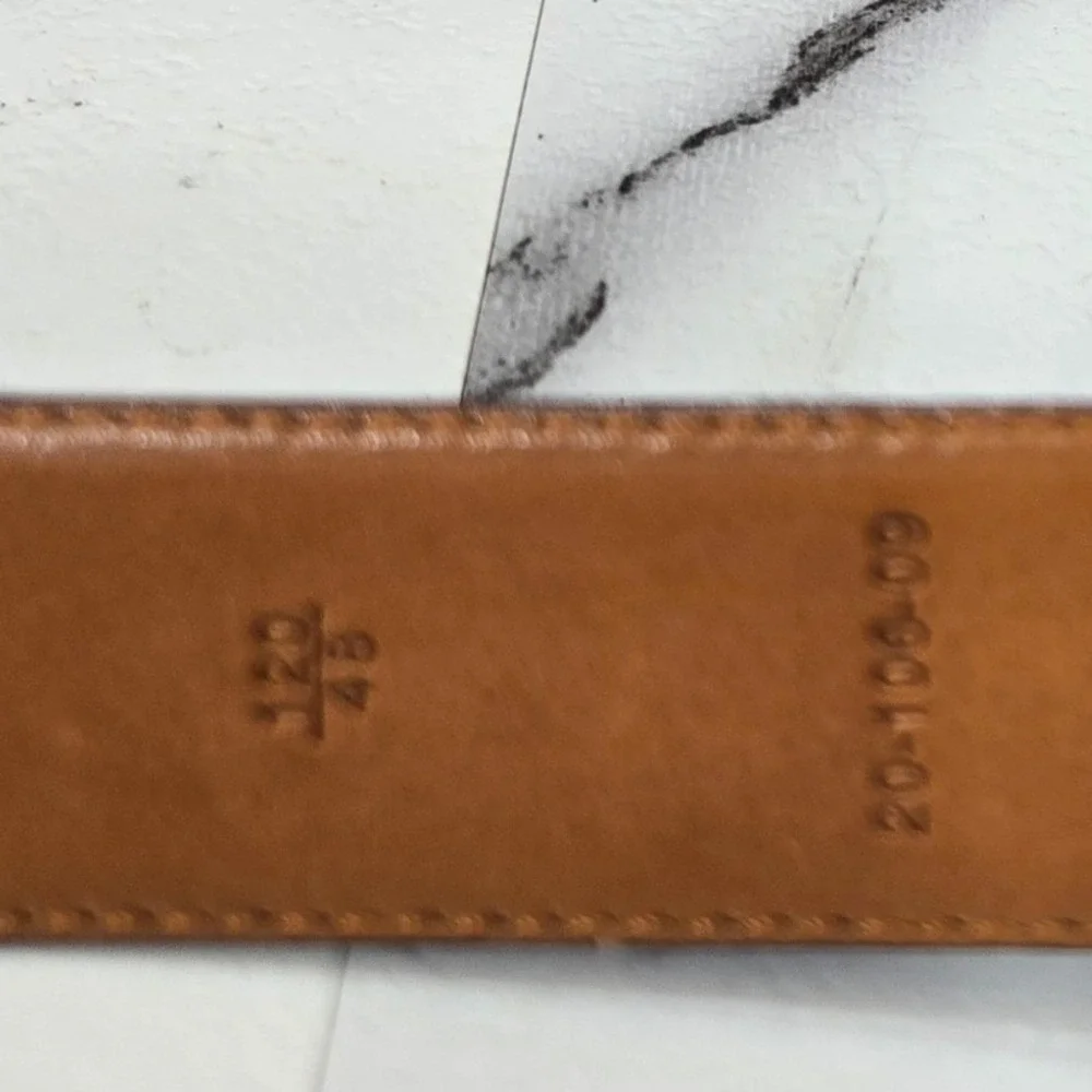 Arden Leather Co Harness Leather Belt Mens 48 Brown Classic Heritage Work